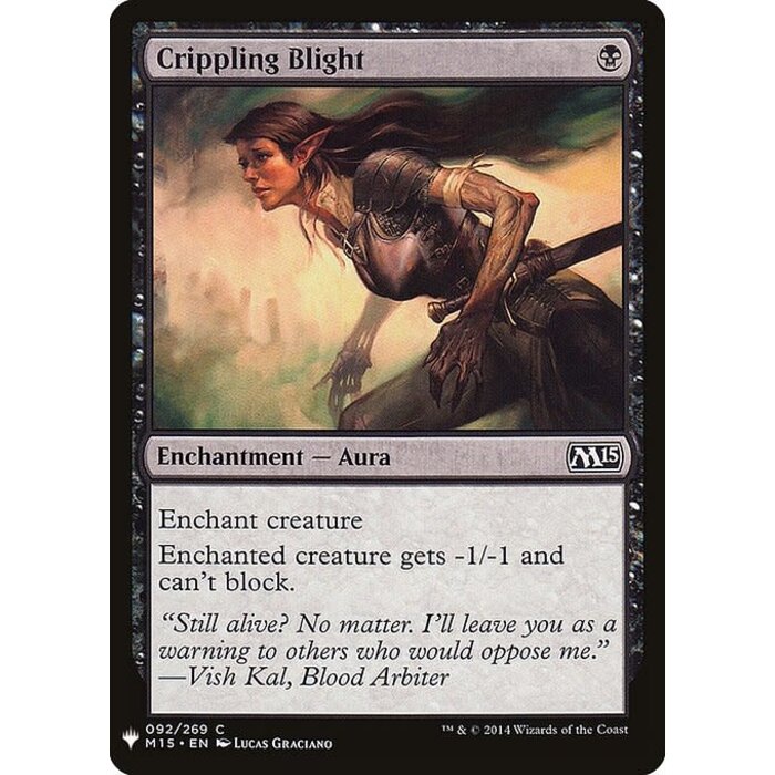 Magic: The Gathering Crippling Blight (605) Near Mint