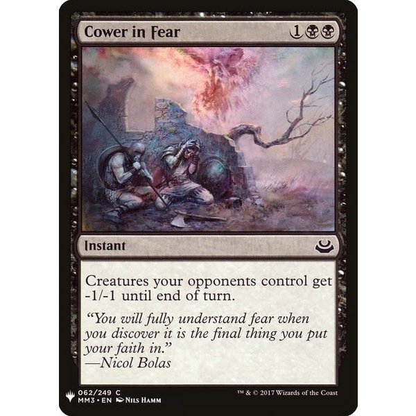 Magic: The Gathering Cower in Fear (604) Near Mint