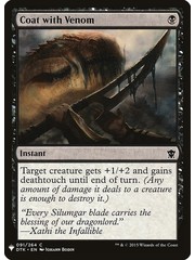 Magic: The Gathering Coat with Venom (599) Near Mint