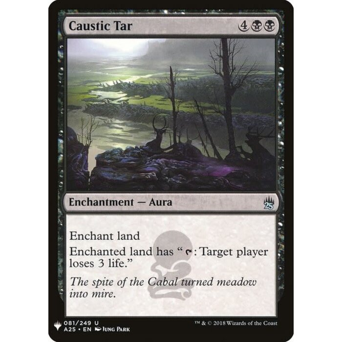 Magic: The Gathering Caustic Tar (596) Near Mint