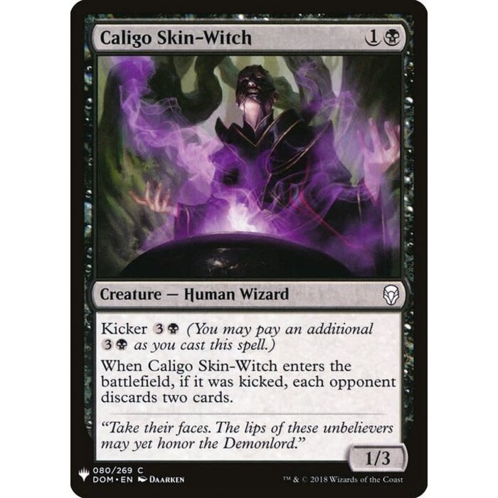 Magic: The Gathering Caligo Skin-Witch (591) Near Mint