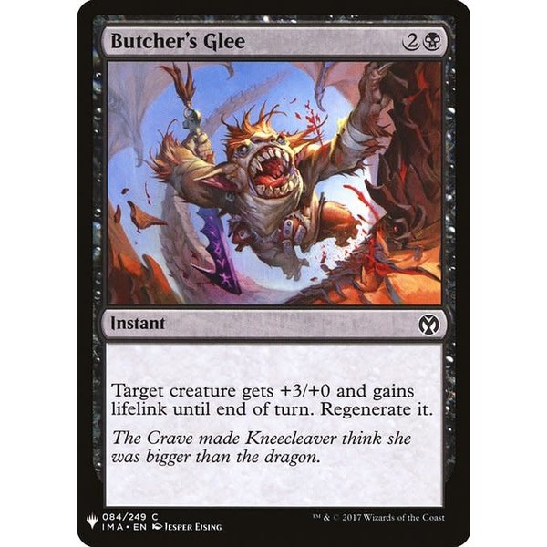 Magic: The Gathering Butcher's Glee (586) Near Mint