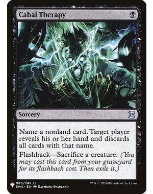 Magic: The Gathering Cabal Therapy (083) Near Mint