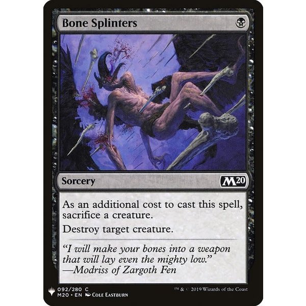 Magic: The Gathering Bone Splinters (583) Near Mint