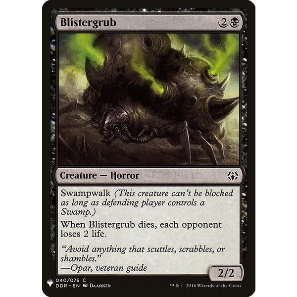 Magic: The Gathering Blistergrub (580) Near Mint