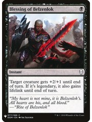 Magic: The Gathering Blessing of Belzenlok (577) Near Mint
