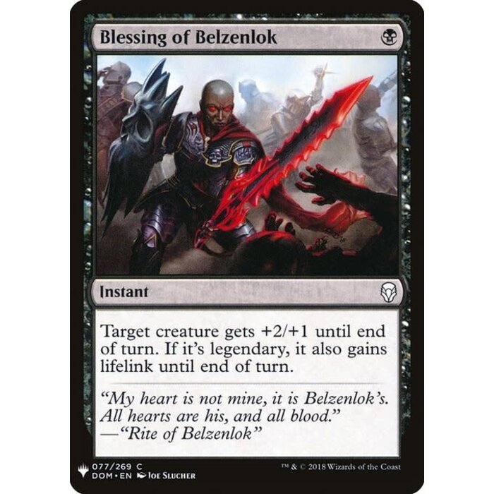 Magic: The Gathering Blessing of Belzenlok (577) Near Mint