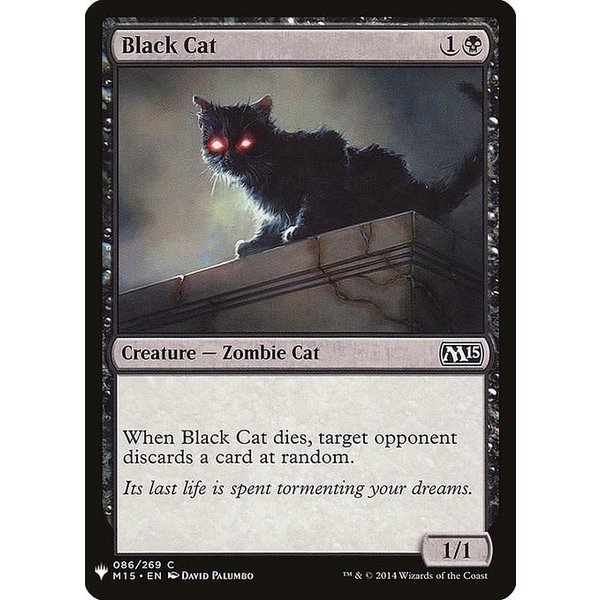 Magic: The Gathering Black Cat (573) Near Mint