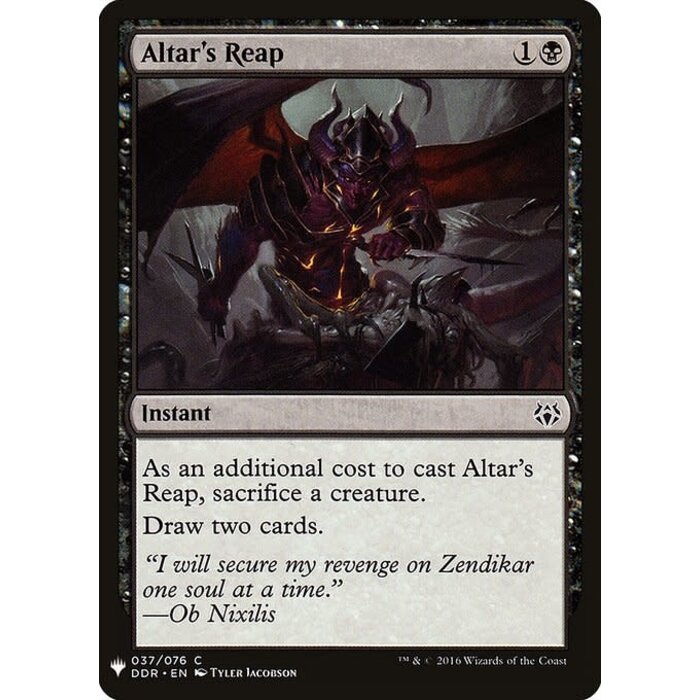 Magic: The Gathering Altar's Reap (563) Near Mint