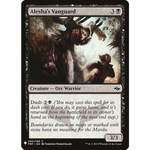 Magic: The Gathering Alesha's Vanguard (561) Near Mint
