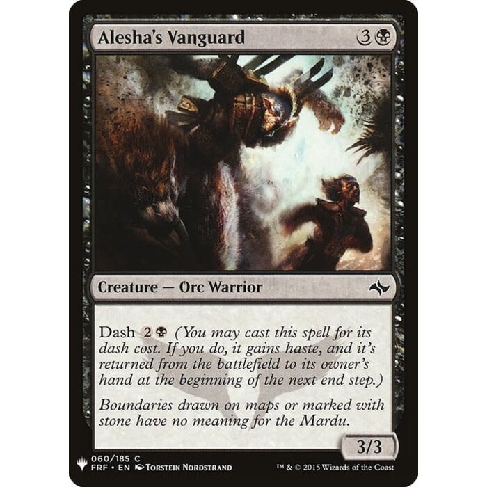 Magic: The Gathering Alesha's Vanguard (561) Near Mint