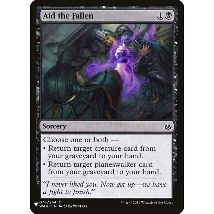 Magic: The Gathering Aid the Fallen (560) Near Mint