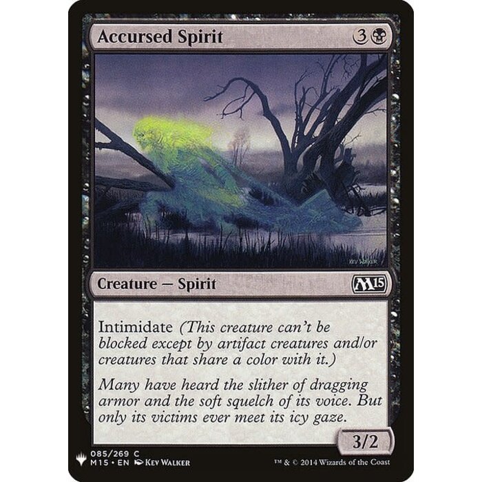 Magic: The Gathering Accursed Spirit (559) Near Mint