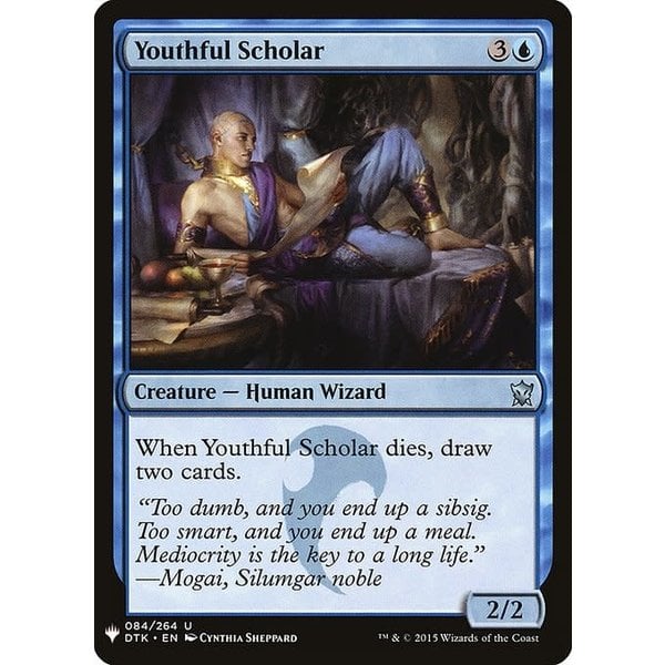 Magic: The Gathering Youthful Scholar (557) Near Mint