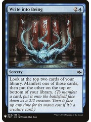 Magic: The Gathering Write into Being (556) Near Mint