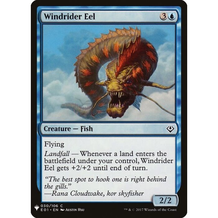Magic: The Gathering Windrider Eel (551) Near Mint