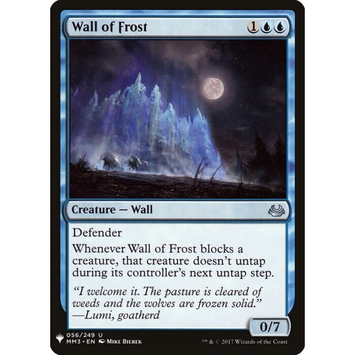 Magic: The Gathering Wall of Frost (539) Near Mint