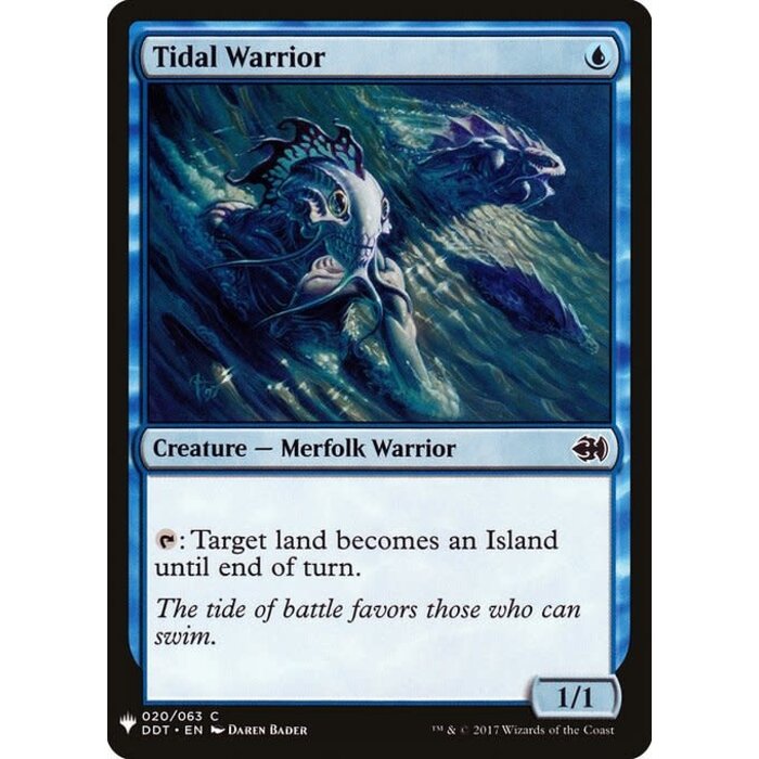 Magic: The Gathering Tidal Warrior (525) Near Mint