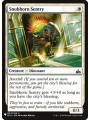 Magic: The Gathering Snubhorn Sentry (236) Near Mint