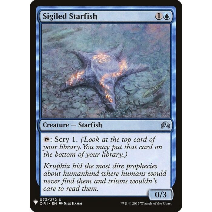 Magic: The Gathering Sigiled Starfish (488) Near Mint