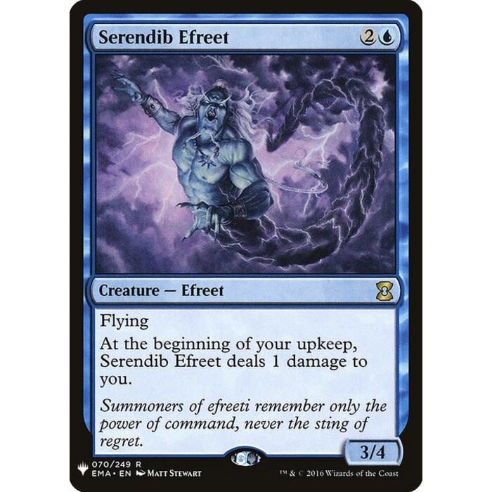 Magic: The Gathering Serendib Efreet (484) Near Mint