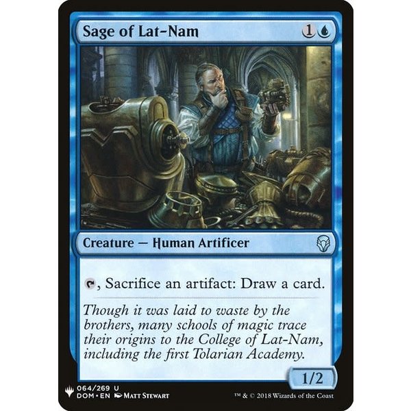 Magic: The Gathering Sage of Lat-Nam (475) Near Mint