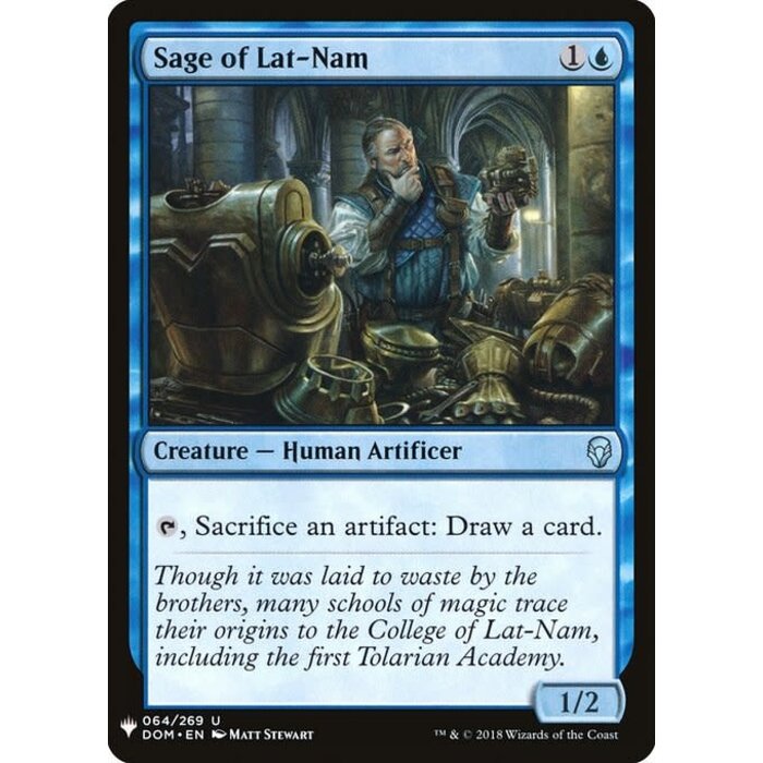 Magic: The Gathering Sage of Lat-Nam (475) Near Mint