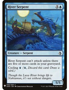 Magic: The Gathering River Serpent (473) Near Mint