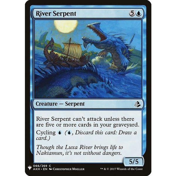 Magic: The Gathering River Serpent (473) Near Mint