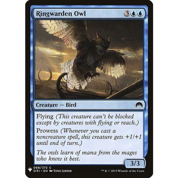 Magic: The Gathering Ringwarden Owl (470) Near Mint