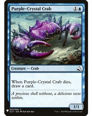 Magic: The Gathering Purple-Crystal Crab (464) Near Mint