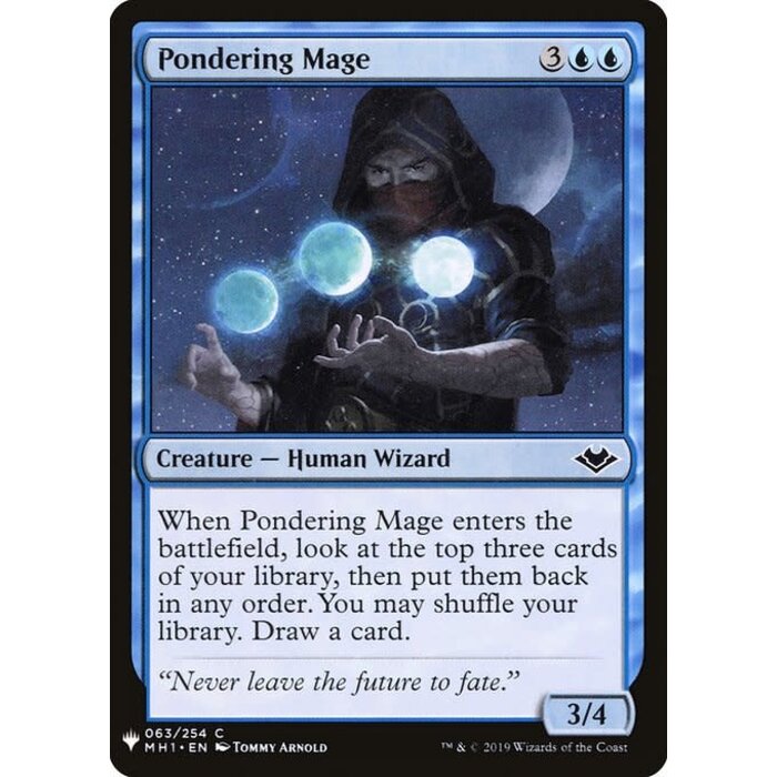 Magic: The Gathering Pondering Mage (457) Near Mint