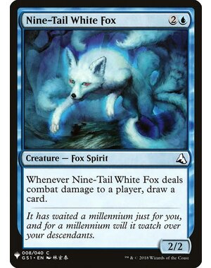 Magic: The Gathering Nine-Tail White Fox (445) Near Mint