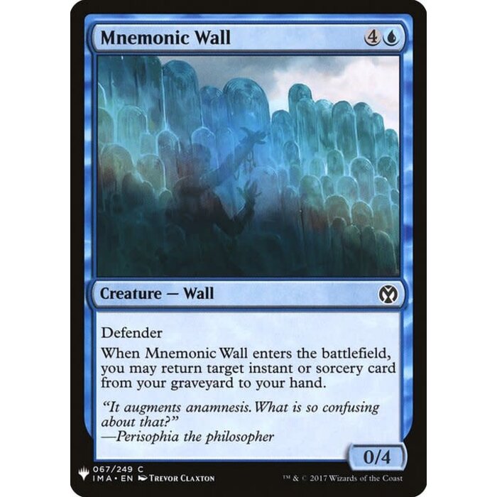 Magic: The Gathering Mnemonic Wall (435) Near Mint