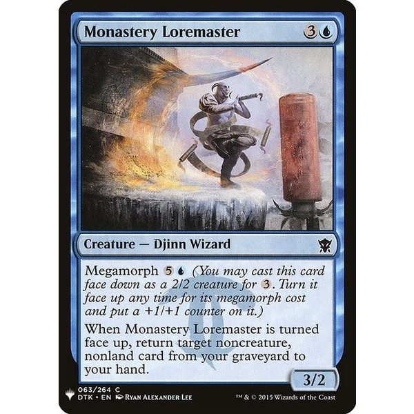Magic: The Gathering Monastery Loremaster (436) Near Mint