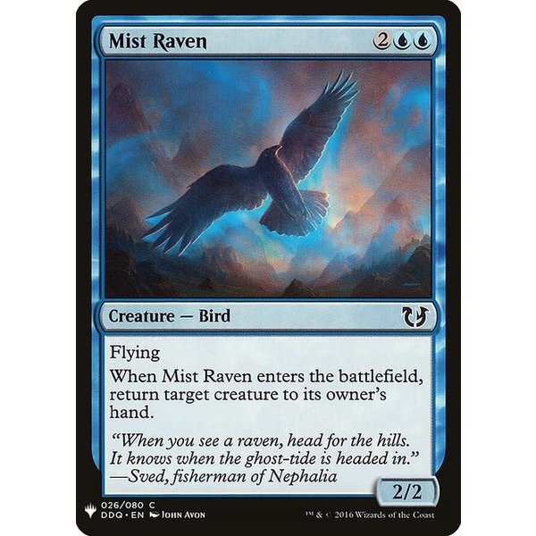 Magic: The Gathering Mist Raven (434) Near Mint