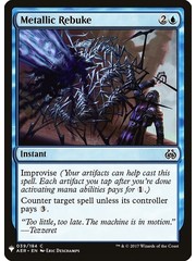 Magic: The Gathering Metallic Rebuke (428) Near Mint