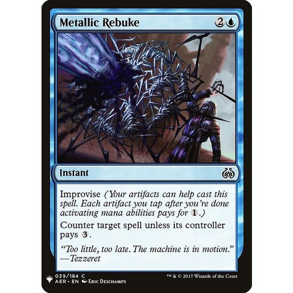 Magic: The Gathering Metallic Rebuke (428) Near Mint