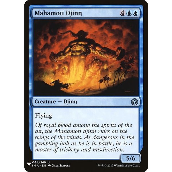 Magic: The Gathering Mahamoti Djinn (419) Near Mint