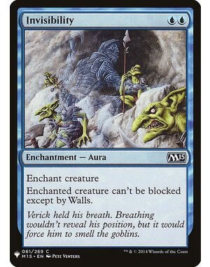 Magic: The Gathering Invisibility (406) Near Mint