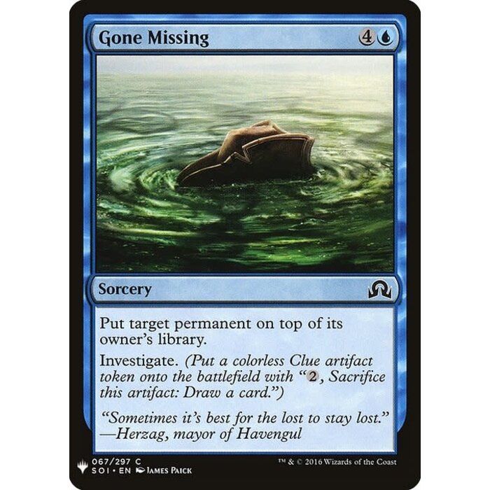 Magic: The Gathering Gone Missing (393) Near Mint