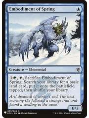 Magic: The Gathering Embodiment of Spring (362) Near Mint