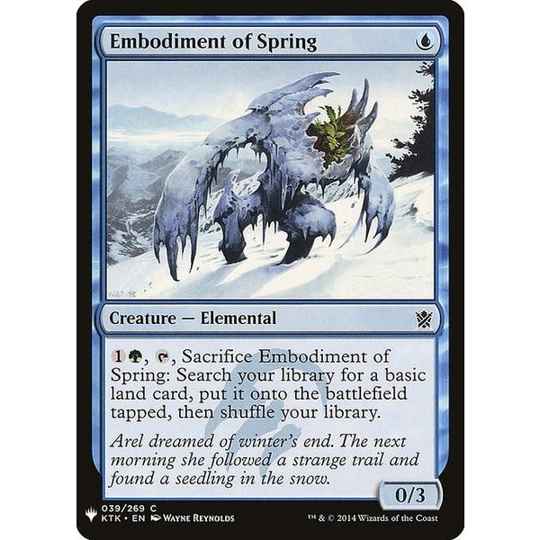 Magic: The Gathering Embodiment of Spring (362) Near Mint