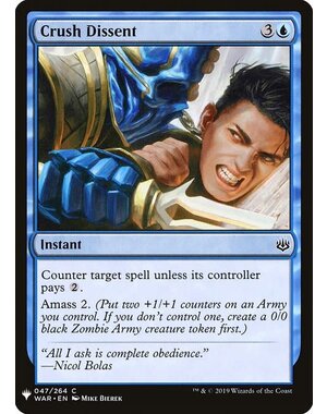 Magic: The Gathering Crush Dissent (339) Near Mint