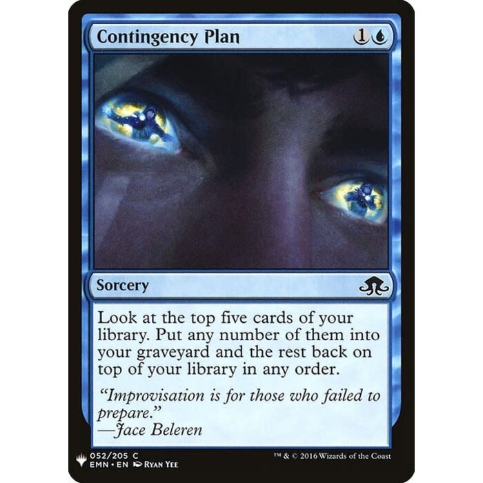 Magic: The Gathering Contingency Plan (330) Near Mint