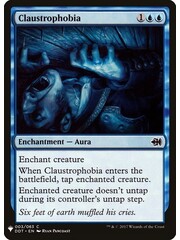 Magic: The Gathering Claustrophobia (319) Near Mint