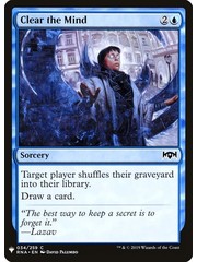 Magic: The Gathering Clear the Mind (320) Near Mint