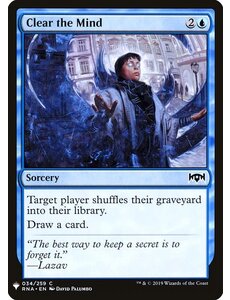 Magic: The Gathering Clear the Mind (320) Near Mint