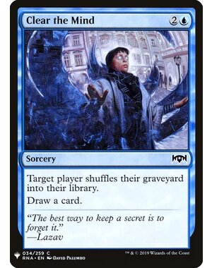 Magic: The Gathering Clear the Mind (320) Near Mint