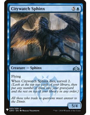 Magic: The Gathering Citywatch Sphinx (318) Near Mint